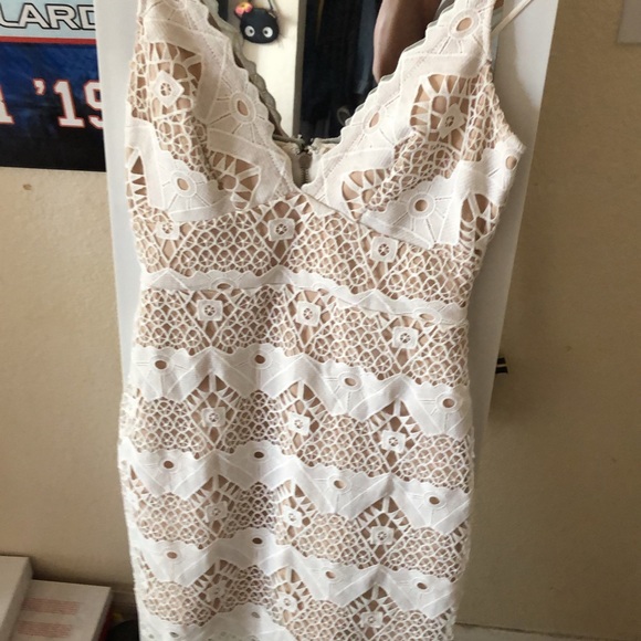 Lulus White Crochet Dress - Picture 2 of 2